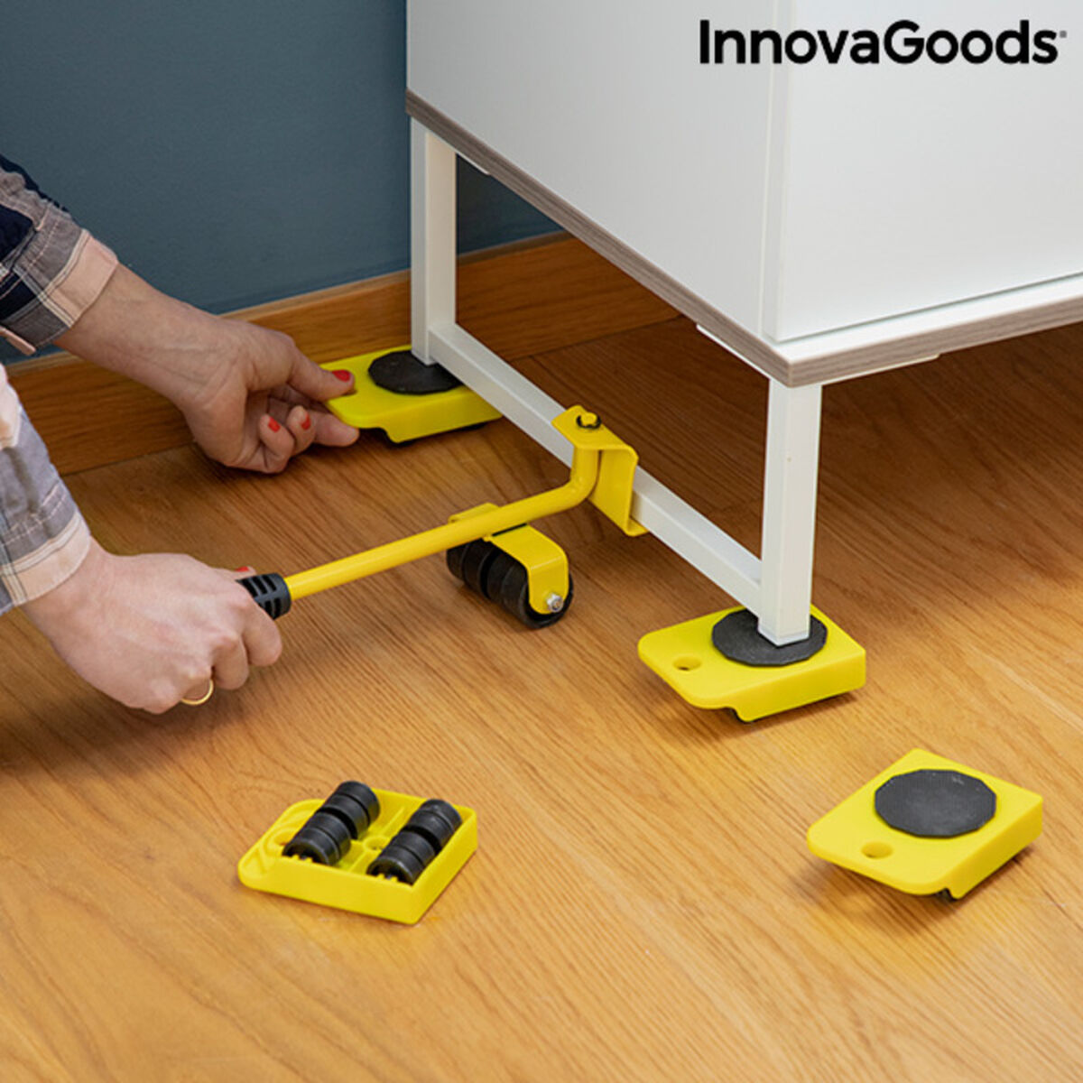 Kit di Sollevamento e Trasporto per Mobili - HeavEasy InnovaGoods (5 Pezzi)