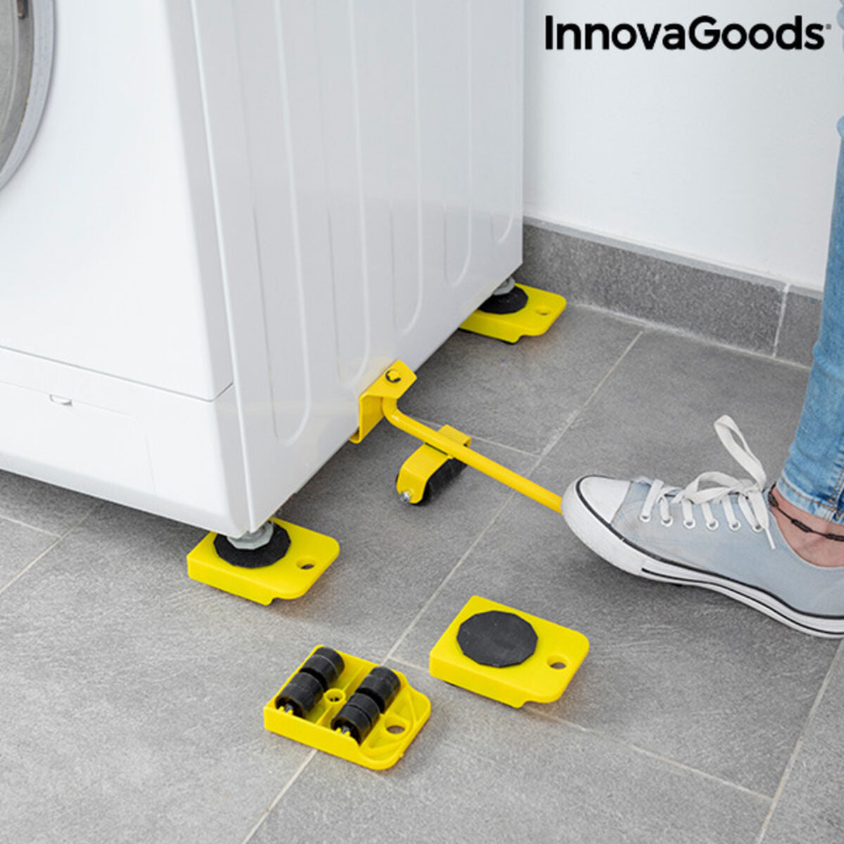Kit di Sollevamento e Trasporto per Mobili - HeavEasy InnovaGoods (5 Pezzi)