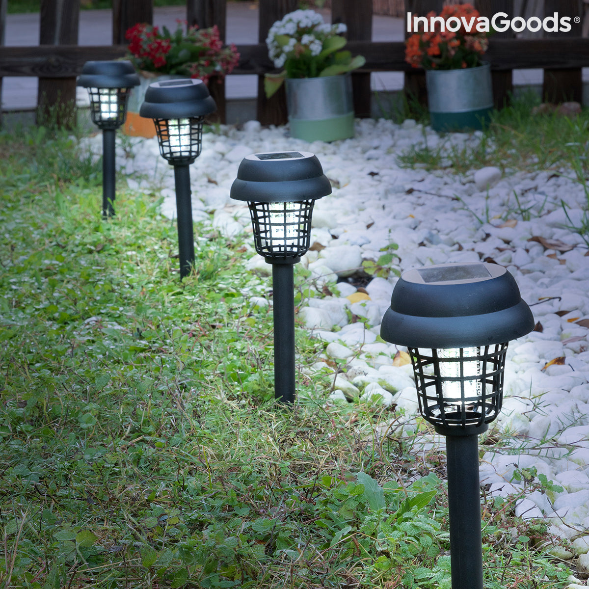 Lampada Solare Antizanzare da Giardino - Garlam InnovaGoods