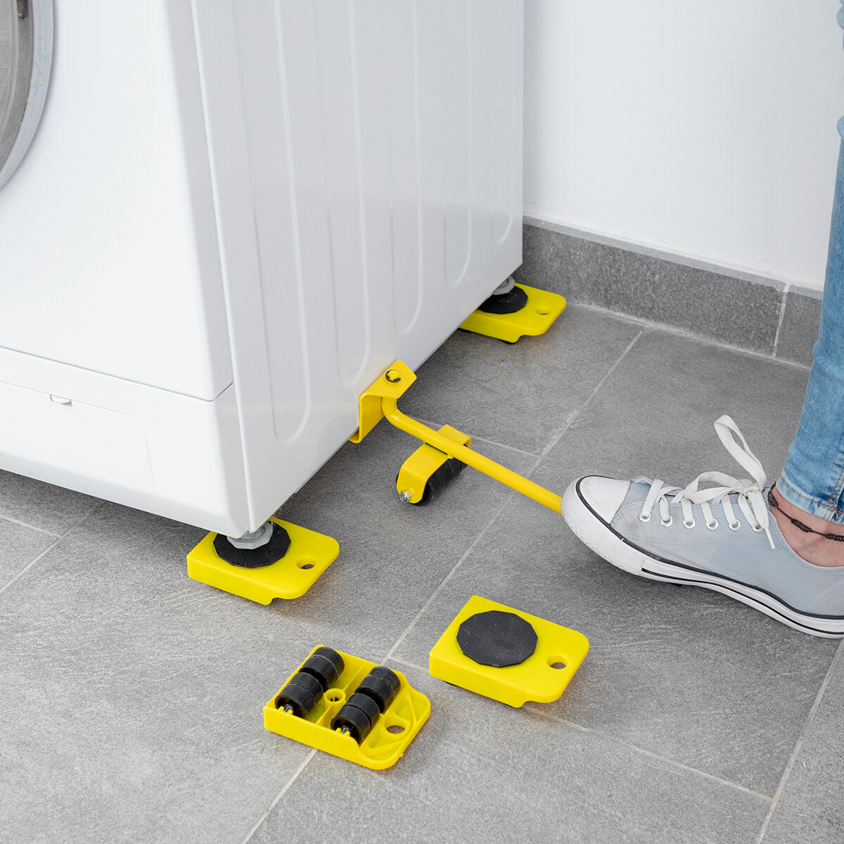 Kit di Sollevamento e Trasporto per Mobili - HeavEasy InnovaGoods (5 Pezzi)